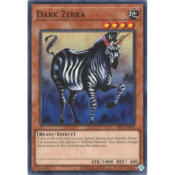 Dark Zebra - SRL-EN084 - Common Unlimited (25th Reprint)
