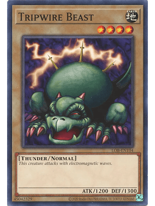 Tripwire Beast - LOB-EN104 - Common Unlimited (25th Reprint)