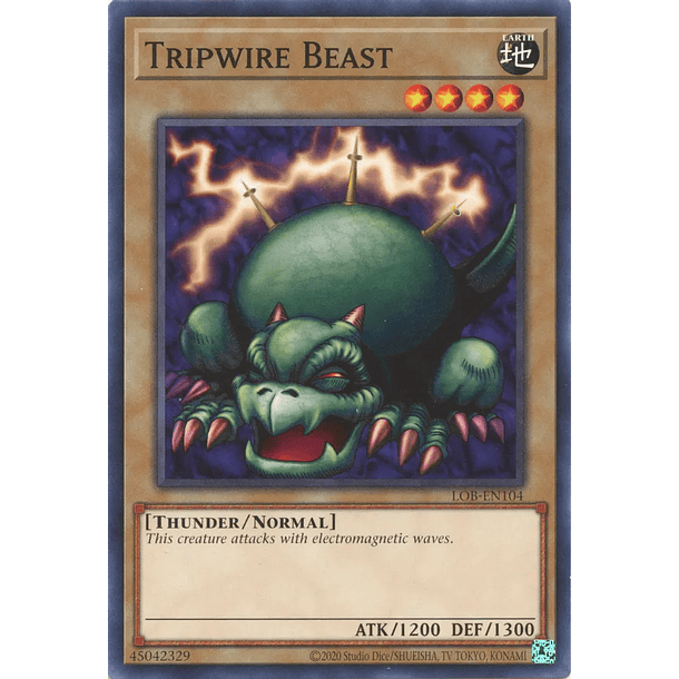Tripwire Beast - LOB-EN104 - Common Unlimited (25th Reprint)