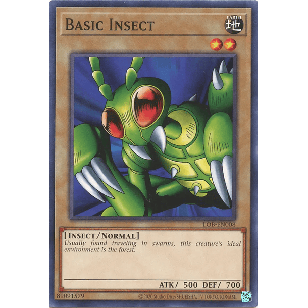 Basic Insect - LOB-EN008 - Common Unlimited (25th Reprint)