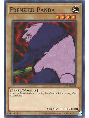 Frenzied Panda - LOB-EN081 - Common Unlimited (25th Reprint)