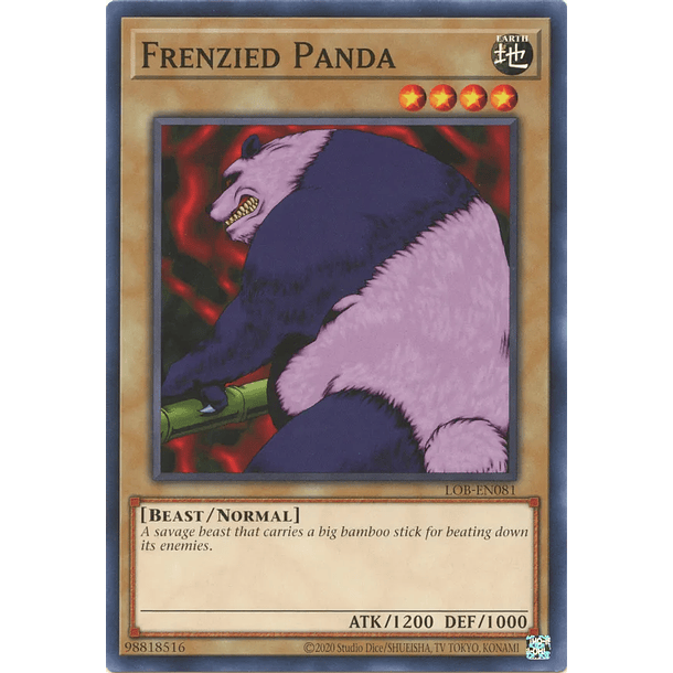Frenzied Panda - LOB-EN081 - Common Unlimited (25th Reprint)