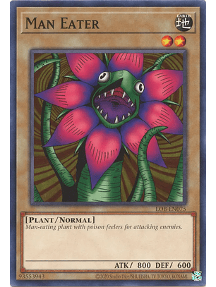 Man Eater - LOB-EN075 - Common Unlimited (25th Reprint)