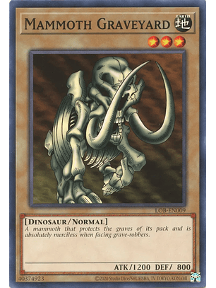 Mammoth Graveyard - LOB-EN009 - Common Unlimited (25th Reprint)