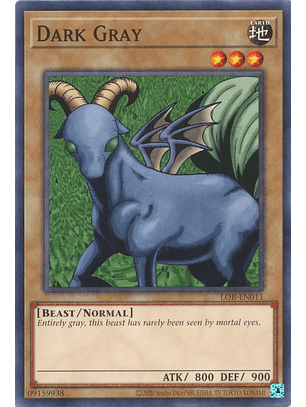 Dark Gray - LOB-EN011 - Common Unlimited (25th Reprint)