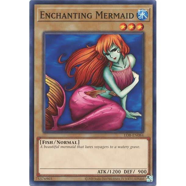 Enchanting Mermaid - LOB-EN084 - Common Unlimited (25th Reprint)
