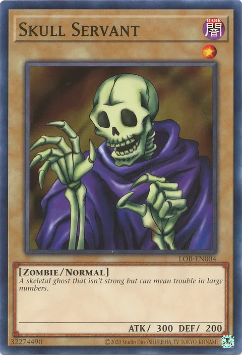 Skull Servant - LOB-EN004 - Common Unlimited (25th Reprint)