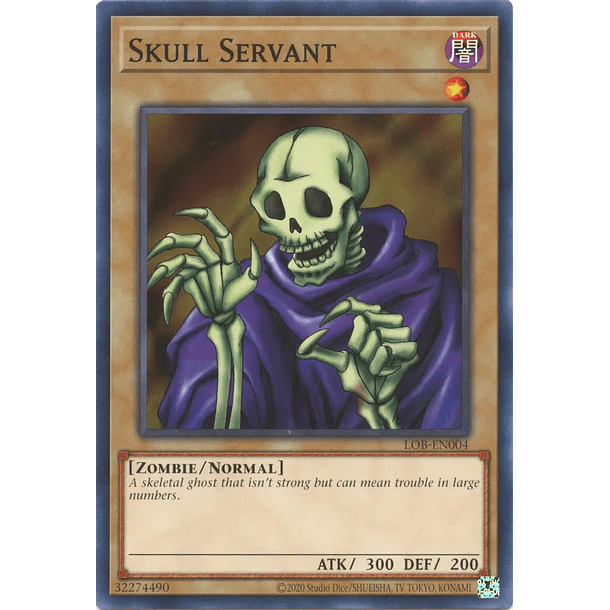 Skull Servant - LOB-EN004 - Common Unlimited (25th Reprint)