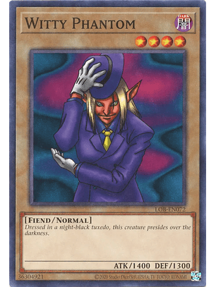 Witty Phantom - LOB-EN072 - Common Unlimited (25th Reprint)