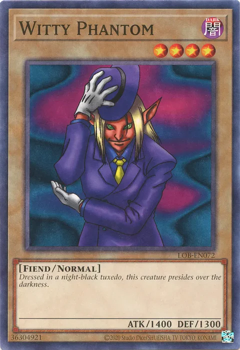 Witty Phantom - LOB-EN072 - Common Unlimited (25th Reprint)