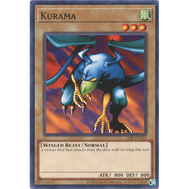 Kurama - LOB-EN039 - Common Unlimited (25th Reprint)