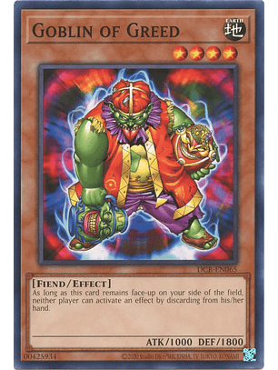 Goblin of Greed - DCR-EN065 - Common Unlimited (25th Reprint)