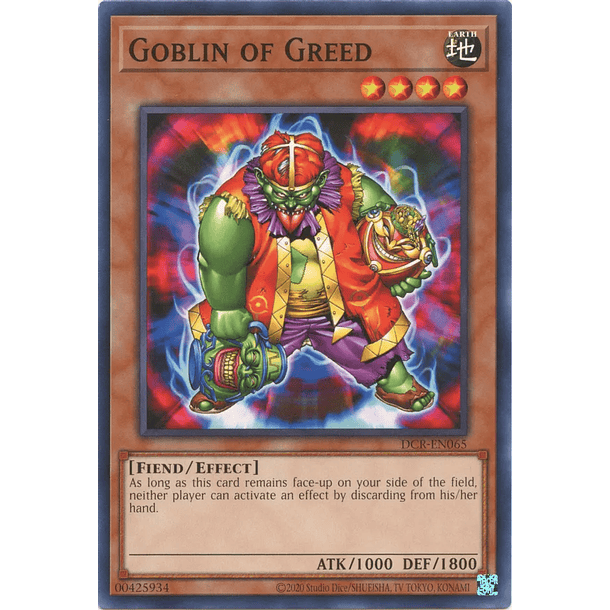 Goblin of Greed - DCR-EN065 - Common Unlimited (25th Reprint)