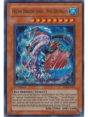 Ocean Dragon Lord - Neo Daedalus - SD4-EN001 - Ultra Rare (Dañado)