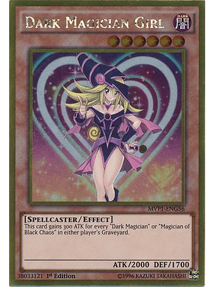 Dark Magician Girl - MVP1-ENG56 - Gold Rare