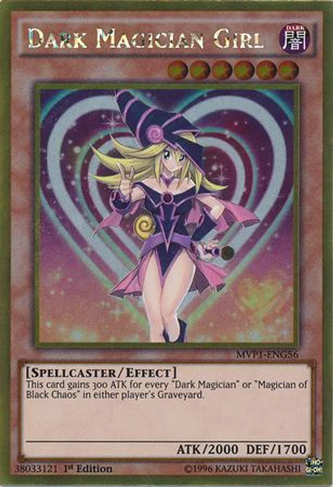 Dark Magician Girl - MVP1-ENG56 - Gold Rare