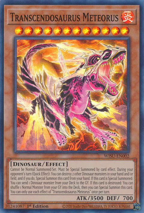 Transcendosaurus Meteorus - WISU-EN002 - Super Rare