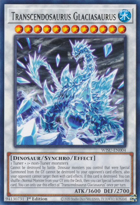 Transcendosaurus Glaciasaurus - WISU-EN004 - Rare 1