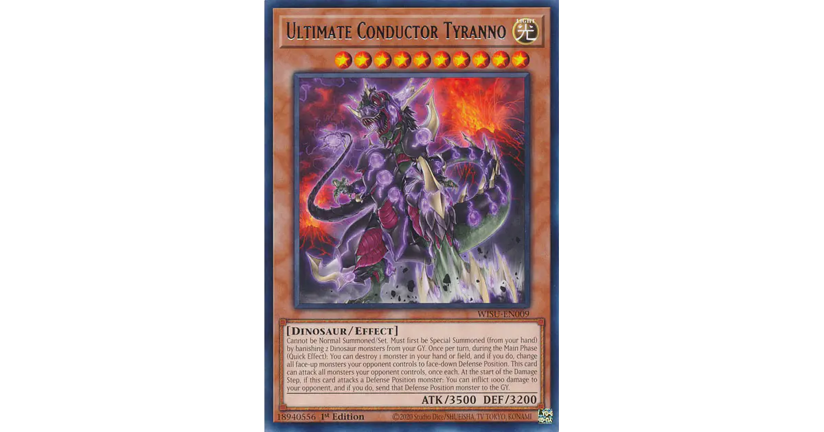 Yu-Gi-Oh Dinosaur Cards Yu-Gi-Oh! Tyranno Dinosaur Card Lot - Super  Conductor, Black Tyranno, Infinity, Ultimate, Galaxy Synchron Yugioh