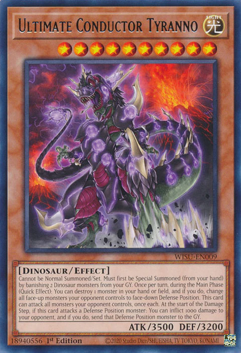 Ultimate Conductor Tyranno - WISU-EN009 - Rare