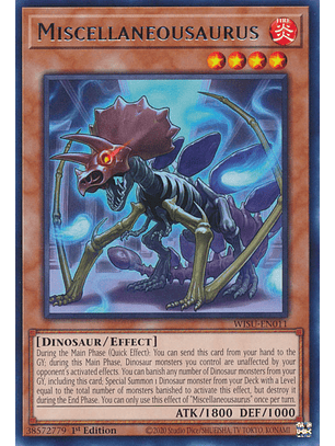 Miscellaneousaurus - WISU-EN011 - Rare 