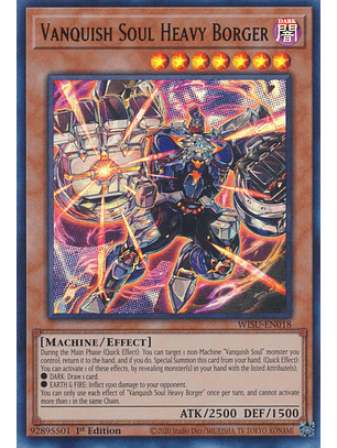 Vanquish Soul Heavy Borger - WISU-EN018 - Ultra Rare