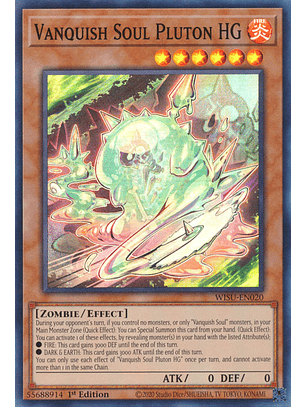 Vanquish Soul Pluton HG - WISU-EN020 - Super Rare 
