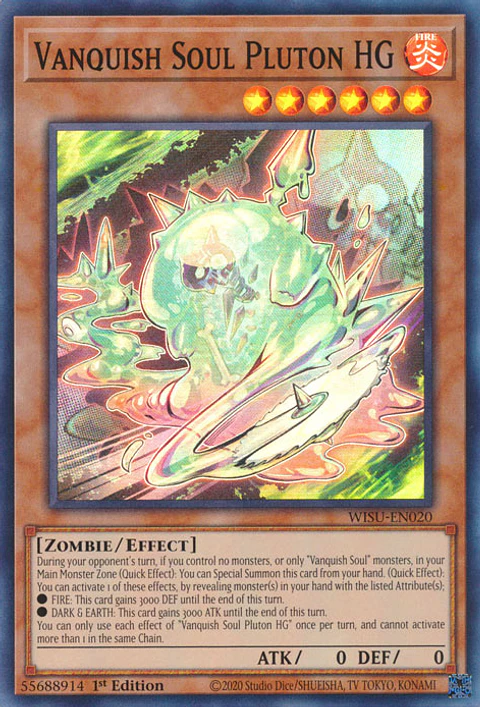 Vanquish Soul Pluton HG - WISU-EN020 - Super Rare 