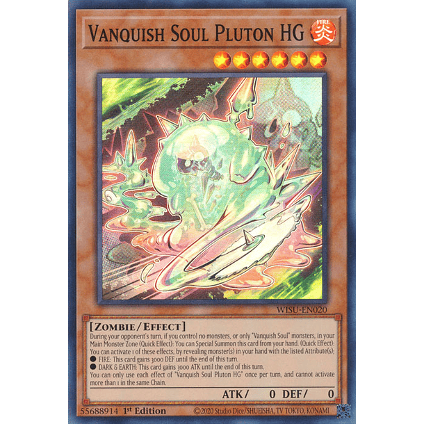 Vanquish Soul Pluton HG - WISU-EN020 - Super Rare 