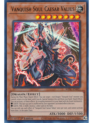Vanquish Soul Caesar Valius - WISU-EN021 - Ultra Rare 