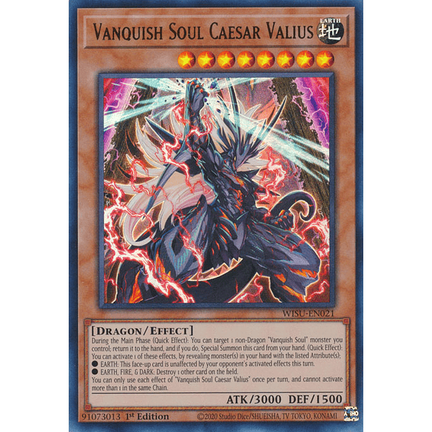 Vanquish Soul Caesar Valius - WISU-EN021 - Ultra Rare 