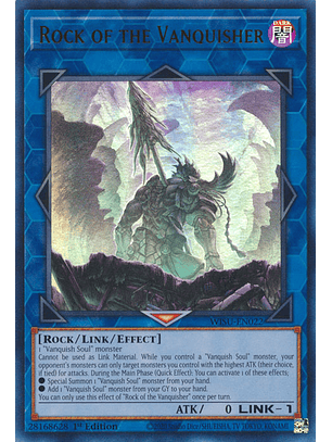 Rock of the Vanquisher - WISU-EN022 - Ultra Rare