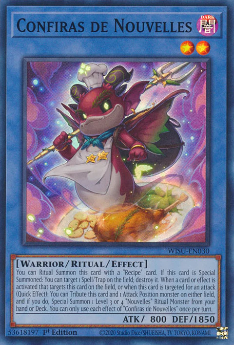 Confiras de Nouvelles - WISU-EN030 - Super Rare 