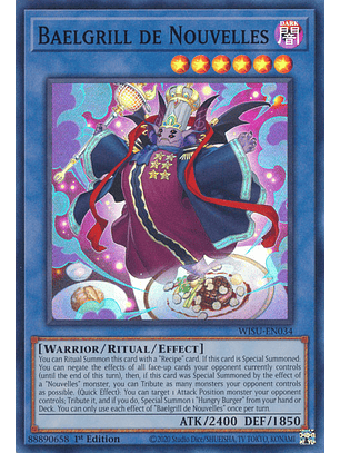 Baelgrill de Nouvelles - WISU-EN034 - Super Rare 