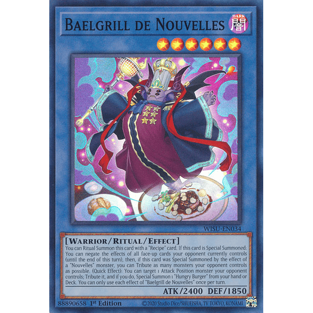 Baelgrill de Nouvelles - WISU-EN034 - Super Rare 