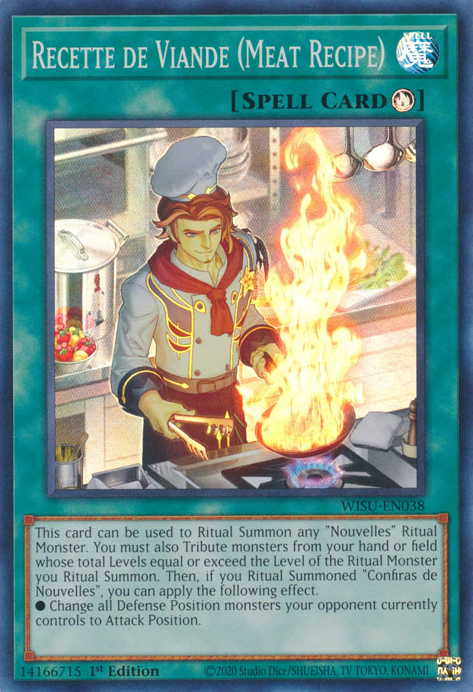 Recette de Viande (Meat Recipe) - WISU-EN038 - Super Rare  1