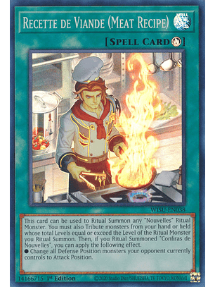 Recette de Viande (Meat Recipe) - WISU-EN038 - Super Rare 