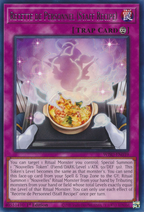 Recette de Personnel (Staff Recipe) - WISU-EN039 - Rare 1