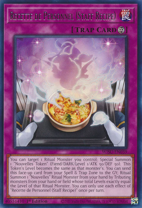 Recette de Personnel (Staff Recipe) - WISU-EN039 - Rare