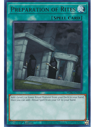 Preparation of Rites - WISU-EN045 - Rare