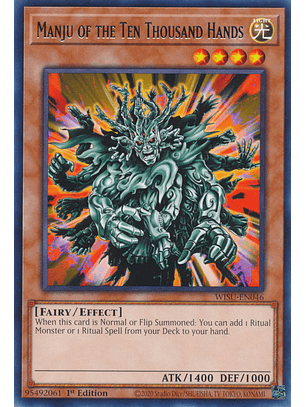 Manju of the Ten Thousand Hands - WISU-EN046 - Rare 
