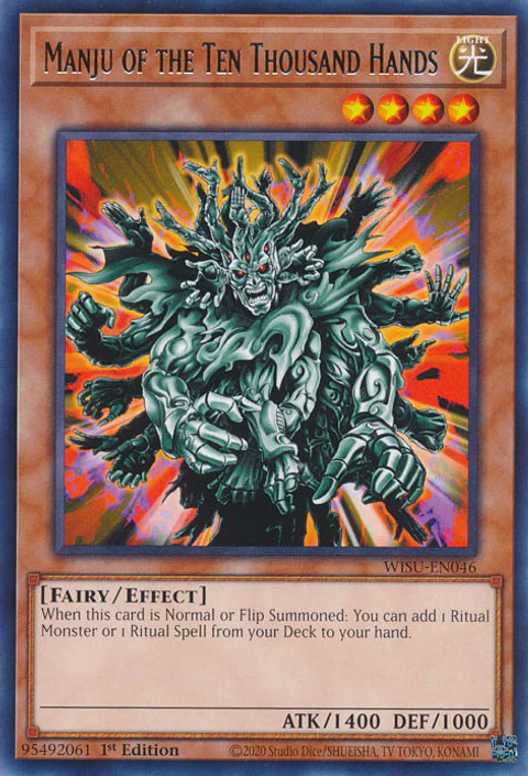 Manju of the Ten Thousand Hands - WISU-EN046 - Rare 