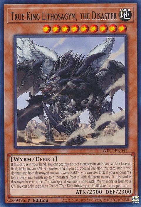 True King Lithosagym, the Disaster - WISU-EN047 - Rare 