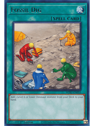 Fossil Dig - WISU-EN055 - Rare 