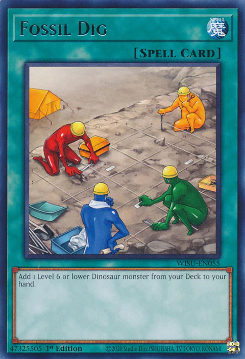 Fossil Dig - WISU-EN055 - Rare 