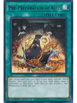 Pre-Preparation of Rites - WISU-EN056 - Rare 
