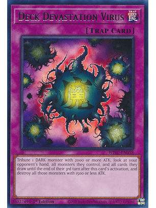 Deck Devastation Virus - WISU-EN058 - Rare 