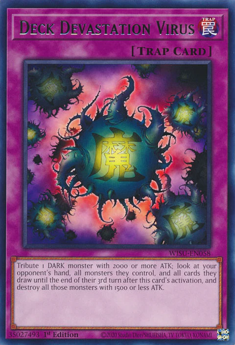 Deck Devastation Virus - WISU-EN058 - Rare 