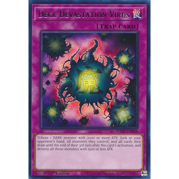 Deck Devastation Virus - WISU-EN058 - Rare 