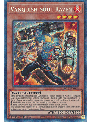 Vanquish Soul Razen - WISU-EN016 - Collector  Rare
